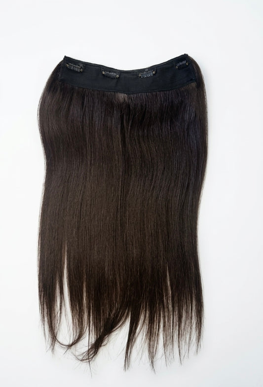 Premium Straight Halo Hair Extension | Hairstoriesbyus