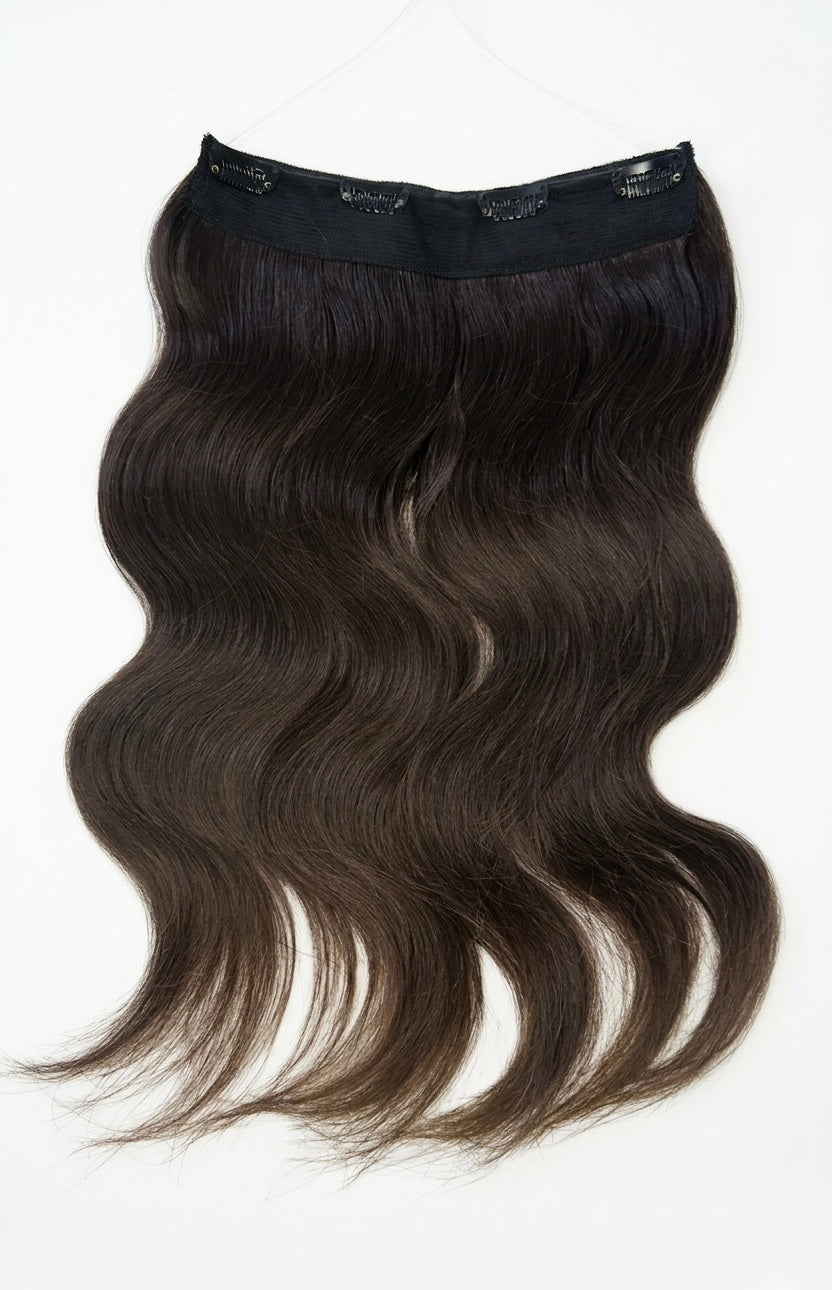 Premium Wavy Halo Hair Extension | Hairstoriesbyus