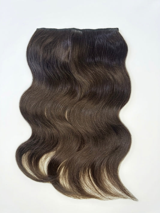 Premium Wavy Halo Hair Extension | Hairstoriesbyus