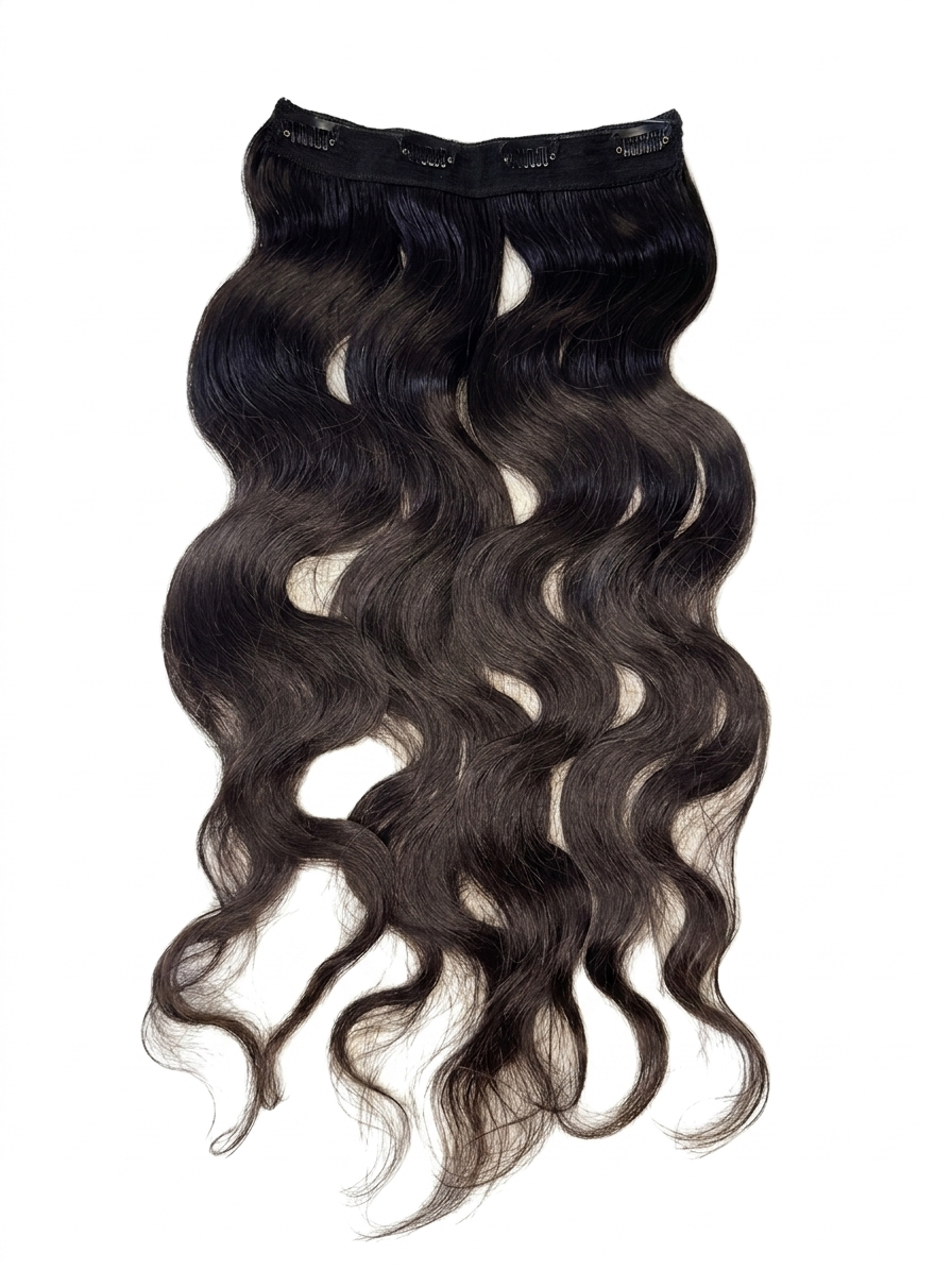 Premium Wavy Halo Hair Extension | Hairstoriesbyus