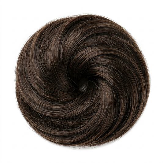 Human Hair Donut Scrunchie | Hairstoriesbyus